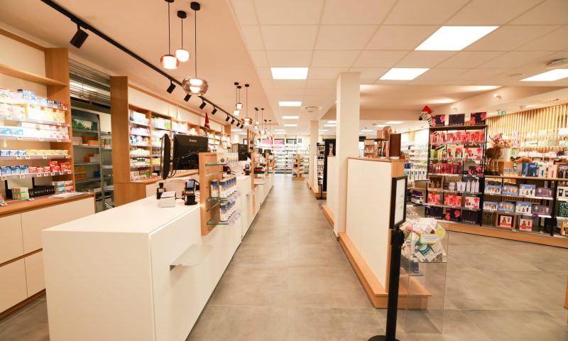 Aménagement de la pharmacie de la Gare